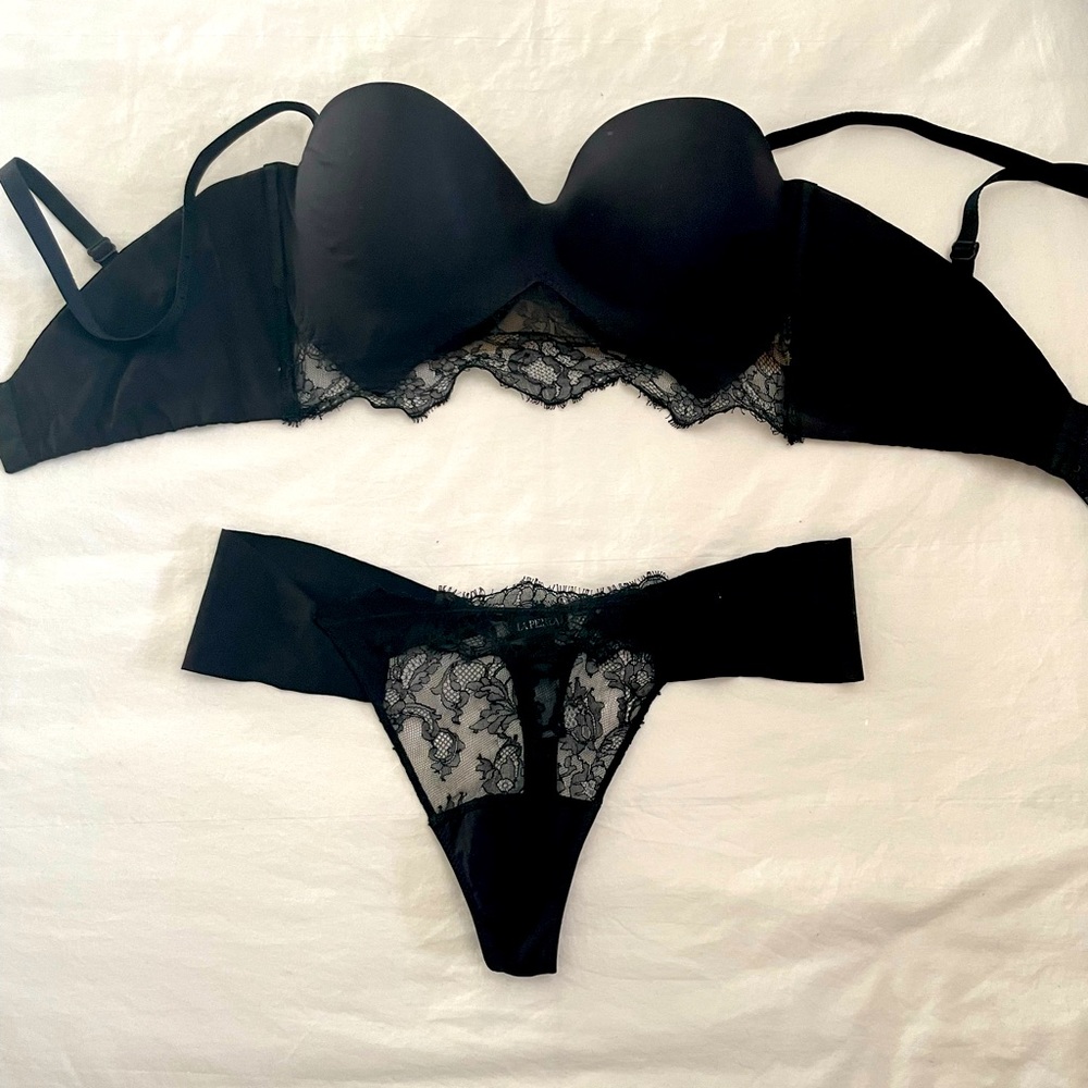 La Perla lace bra and panty set